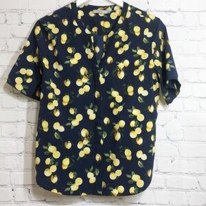 Dalia button down shirt lemons